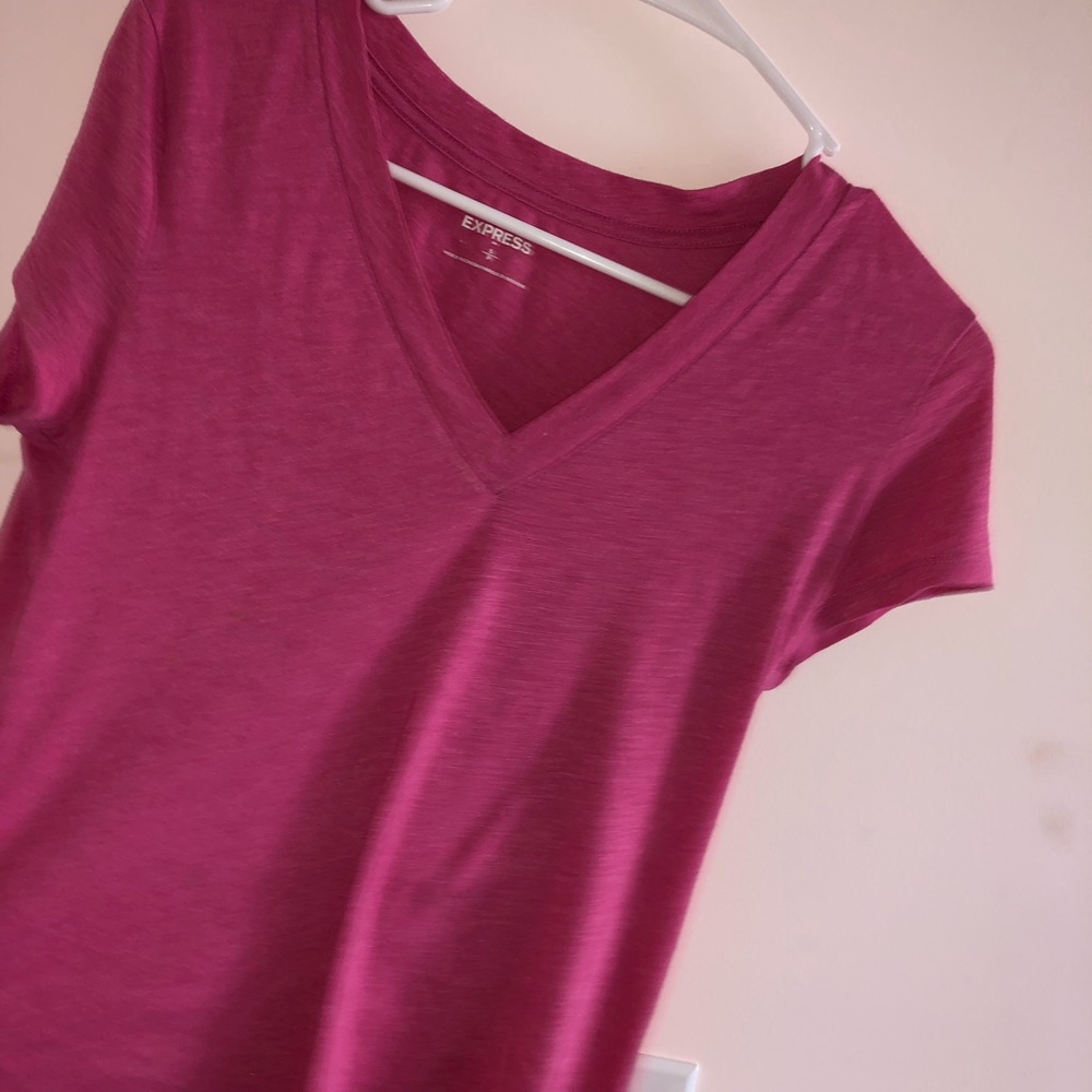 pink express lounge shirt